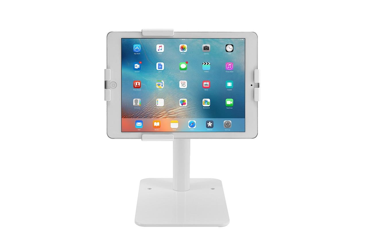 Neomounts Tablet-Tischhalterung – 7,9–11", abschliessbar – Weiss