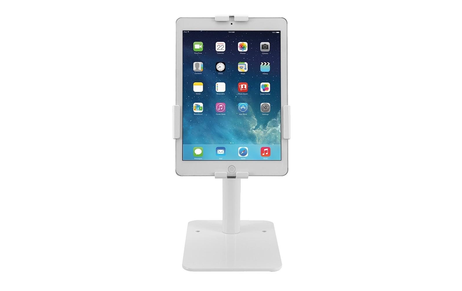 Neomounts Tablet-Tischhalterung – 7,9–11", abschliessbar – Weiss