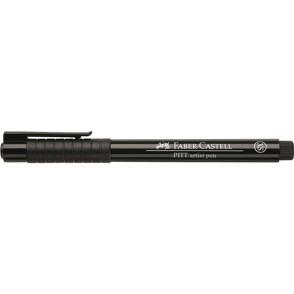 Faber-Castell Pitt Artist Pen XS Pigment Liner – 0,1 mm, schwarz, wasserfest