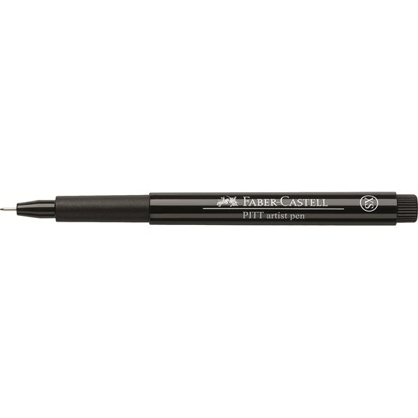 Faber-Castell Pitt Artist Pen XS Pigment Liner – 0,1 mm, schwarz, wasserfest