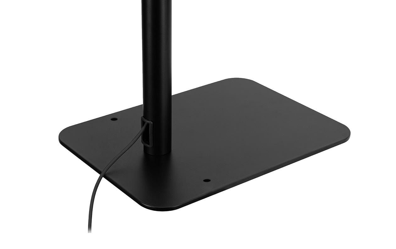 Neomounts Tablet-Bodenständer für 7,9–11" Tablets – dreh-/neigbar – Stahl, schwarz – FL15-625BL1