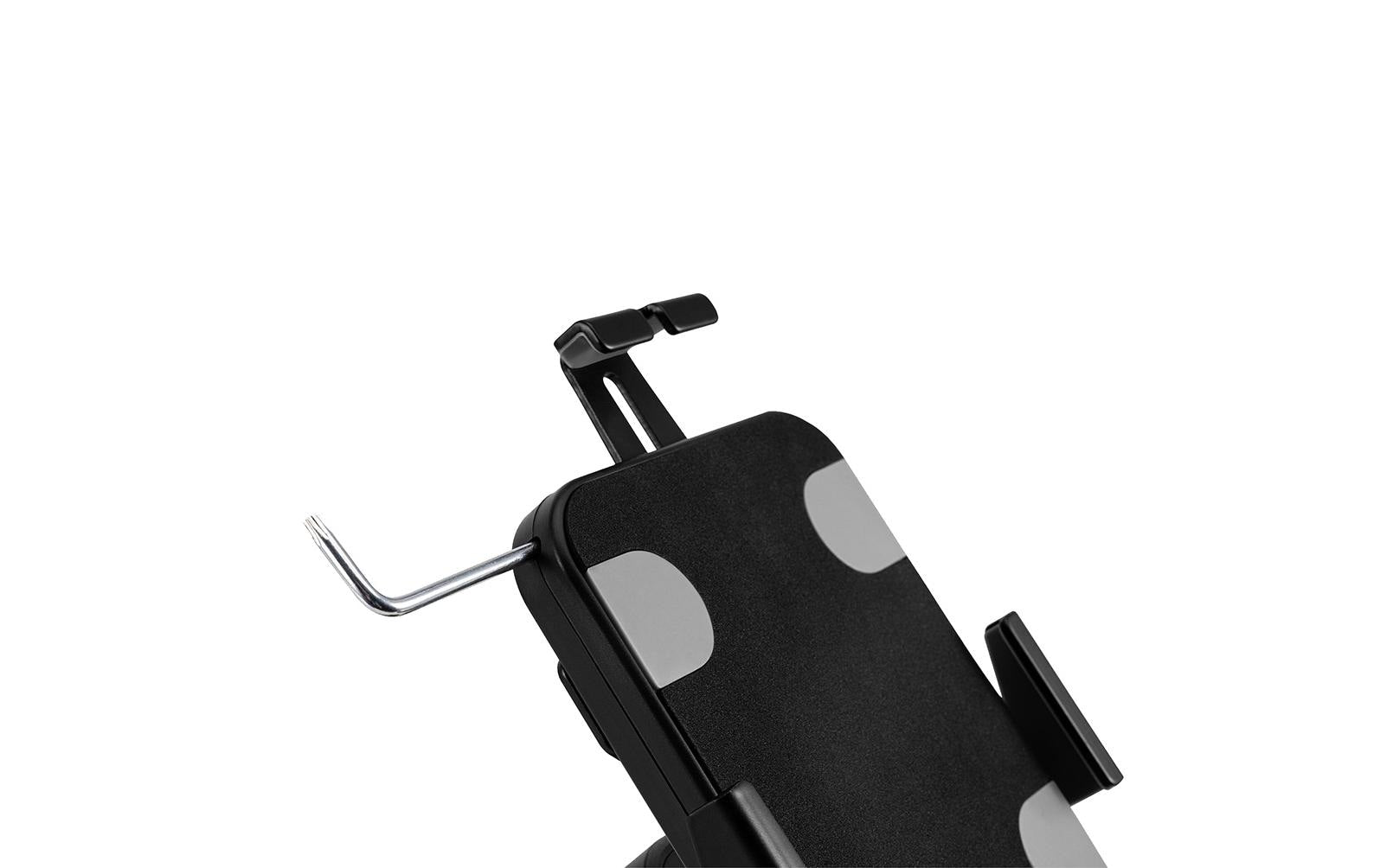 Neomounts Tablet-Bodenständer für 7,9–11" Tablets – dreh-/neigbar – Stahl, schwarz – FL15-625BL1