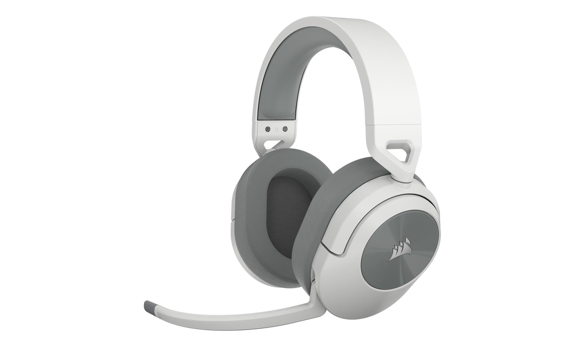 Corsair HS55 WIRELESS – Gaming-Headset, Over-Ear – 2,4 GHz/Bluetooth 5,2, mit Mikrofon – Weiss
