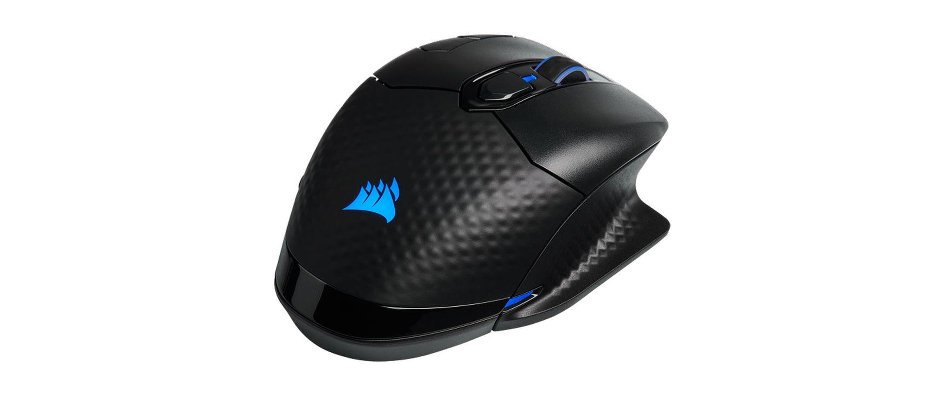 Corsair DARK CORE RGB PRO Gaming-Maus – kabellos, für Rechtshänder, programmierbar, RGB-Beleuchtung, schwarz