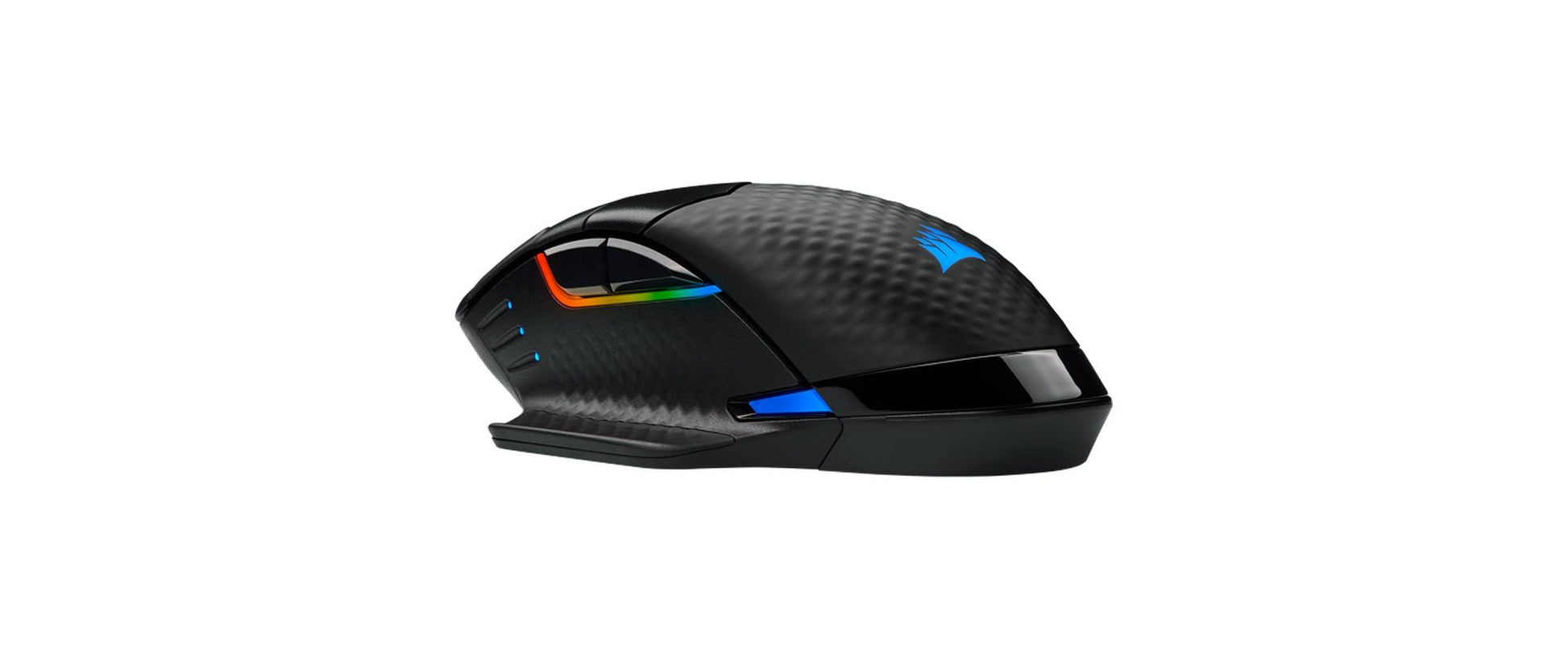 Corsair DARK CORE RGB PRO Gaming-Maus – kabellos, für Rechtshänder, programmierbar, RGB-Beleuchtung, schwarz
