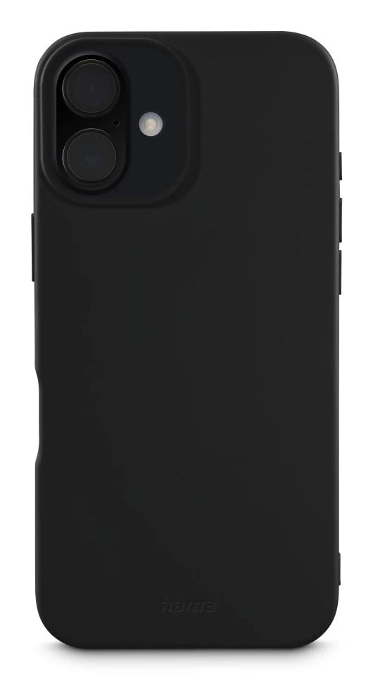 Hama Fantastic Feel – Backcover – für Apple iPhone 16 Plus – MagSafe, TPU, Schwarz