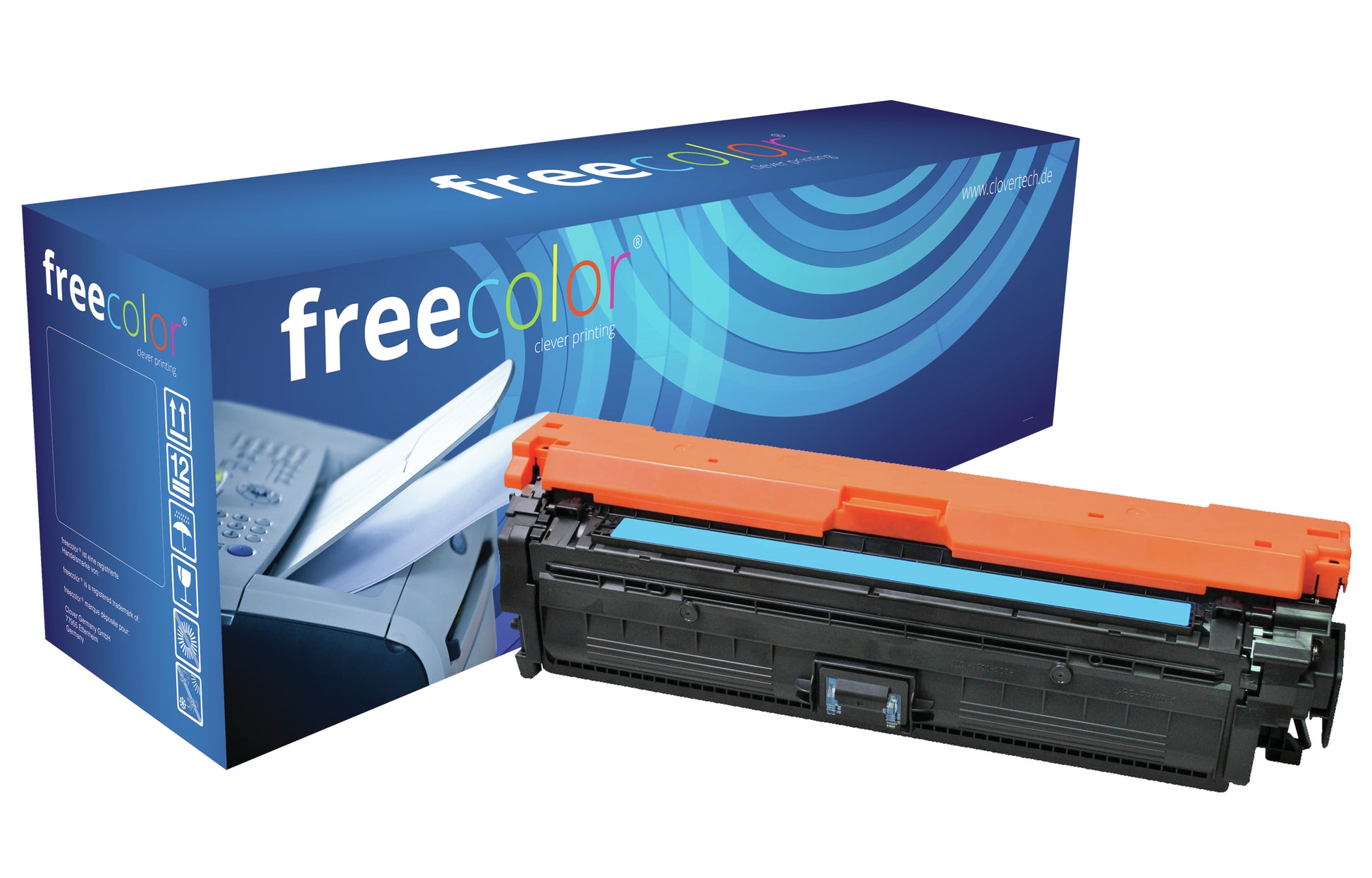 Freecolor Toner CE340 – cyan, 16000 Seiten – für HP Color LaserJet M775