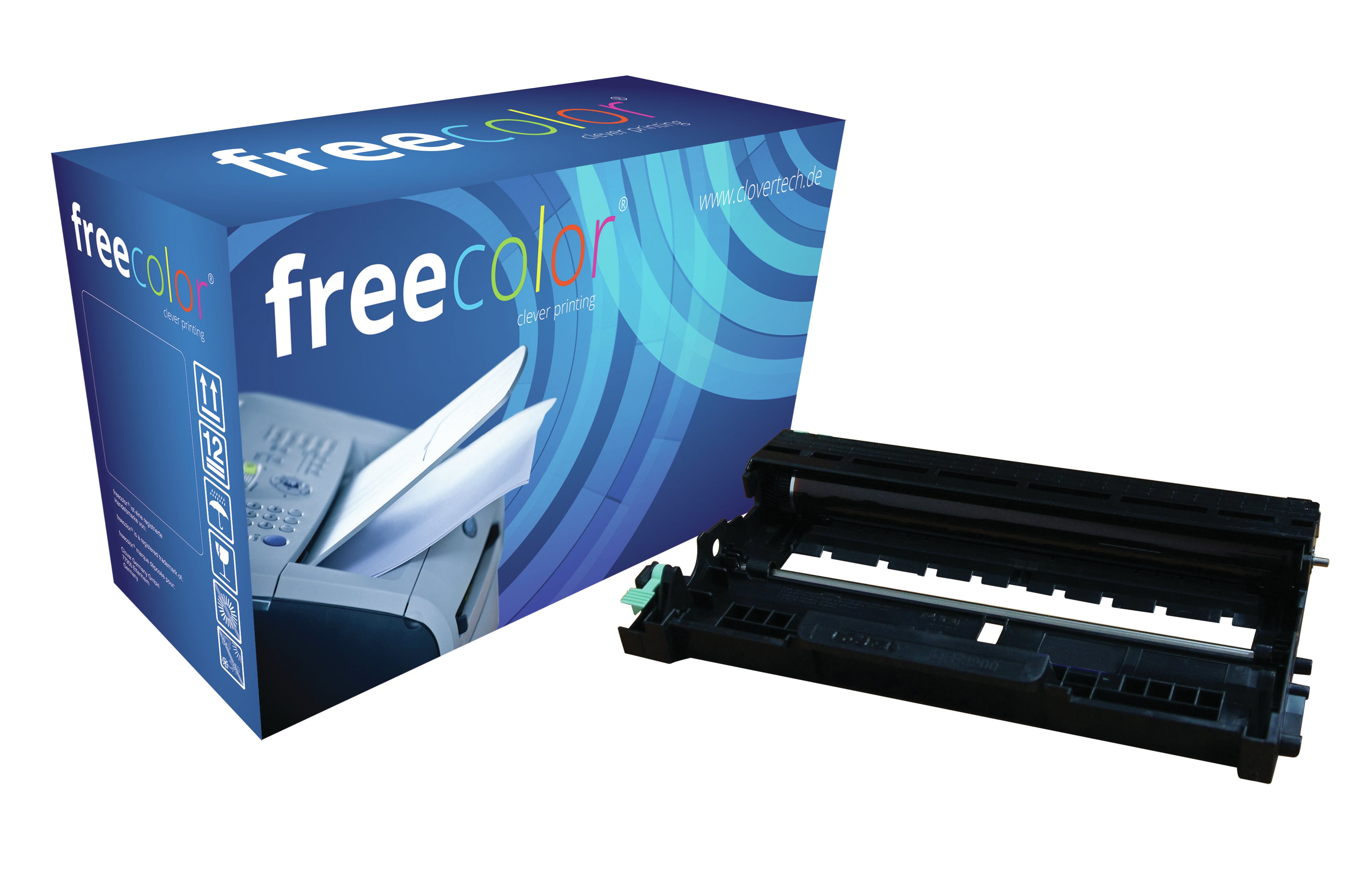 Freecolor DR2200 – Bildtrommel – 12000 Seiten – für Brother DCP-7055, DCP-7060D, HL-2240 und andere