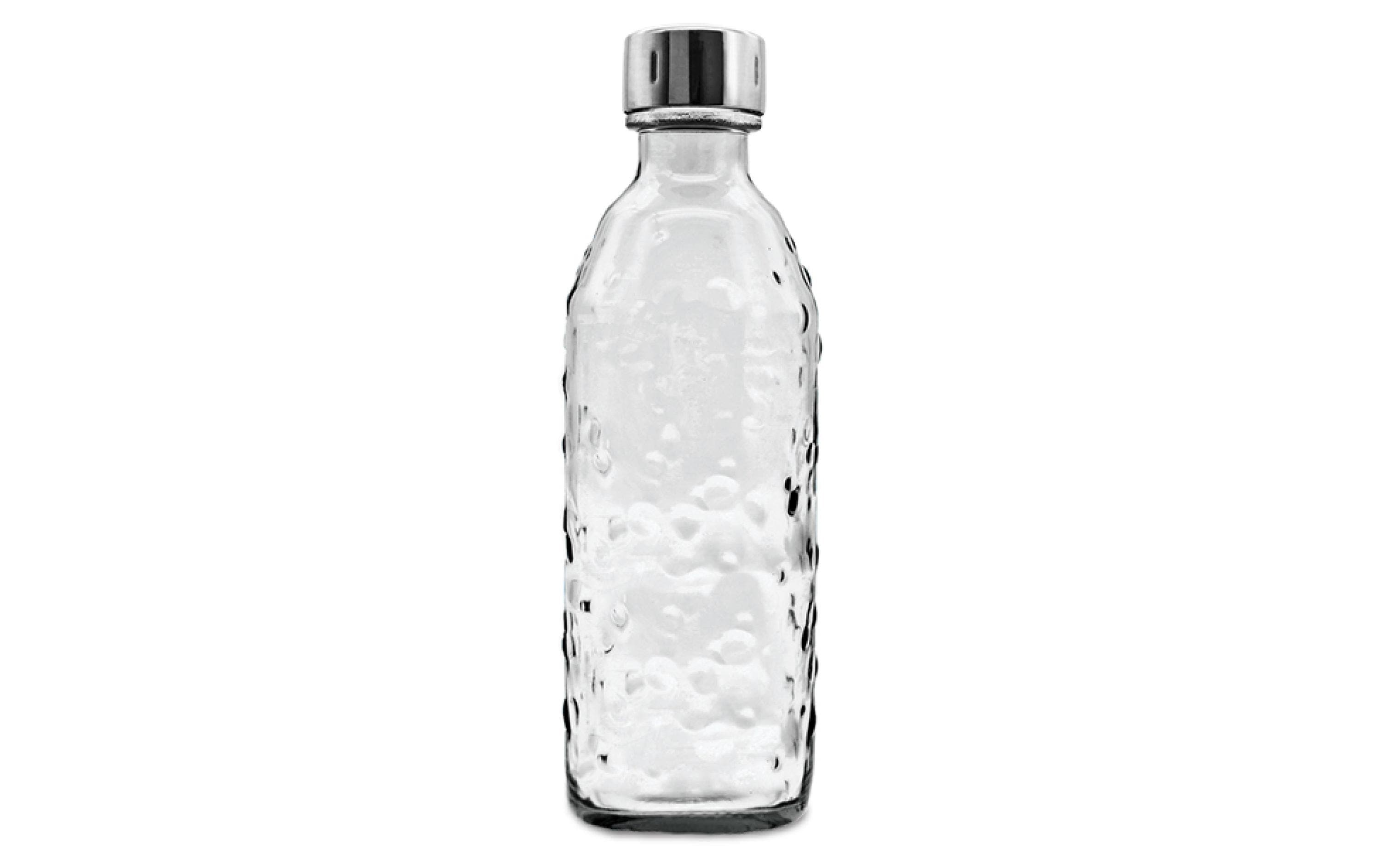 Sodabär Glaskaraffe mit Drehverschluss – 750 ml, für SodaStream Cool, Power, Jet