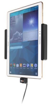 Brodit Fahrzeug-Dock für Samsung Galaxy Tab S 10,5" (SM‑T800/SM‑T805) – 12 V, Zigarettenanzünder, Grau
