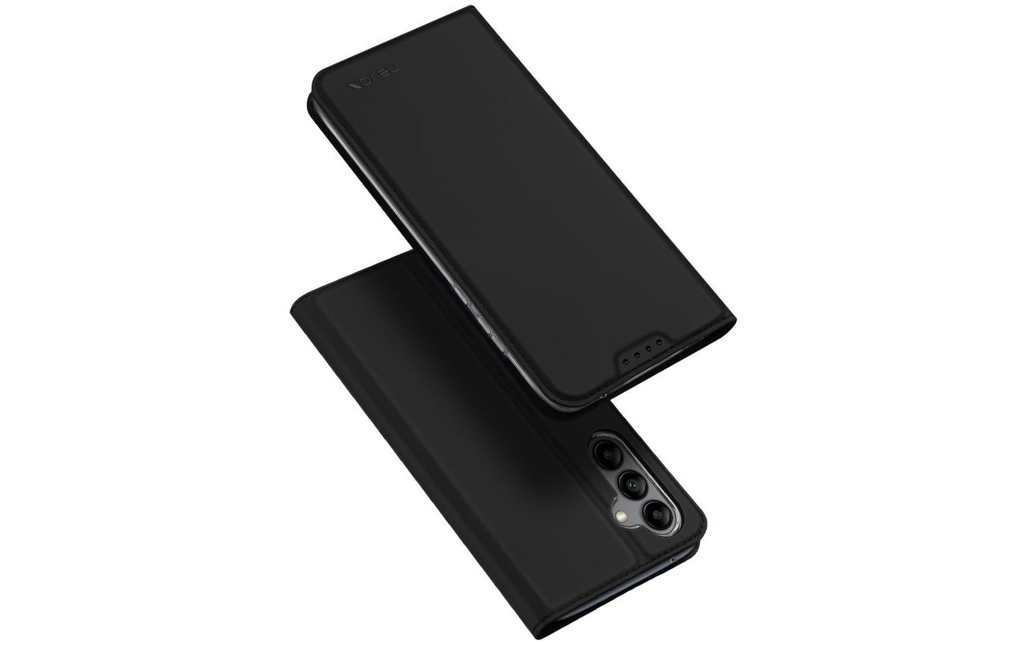 Nevox Vario Wallethülle – für Samsung Galaxy A34 5G, mit Ständer, 1 Kartenfach, PU+TPU, Schwarz