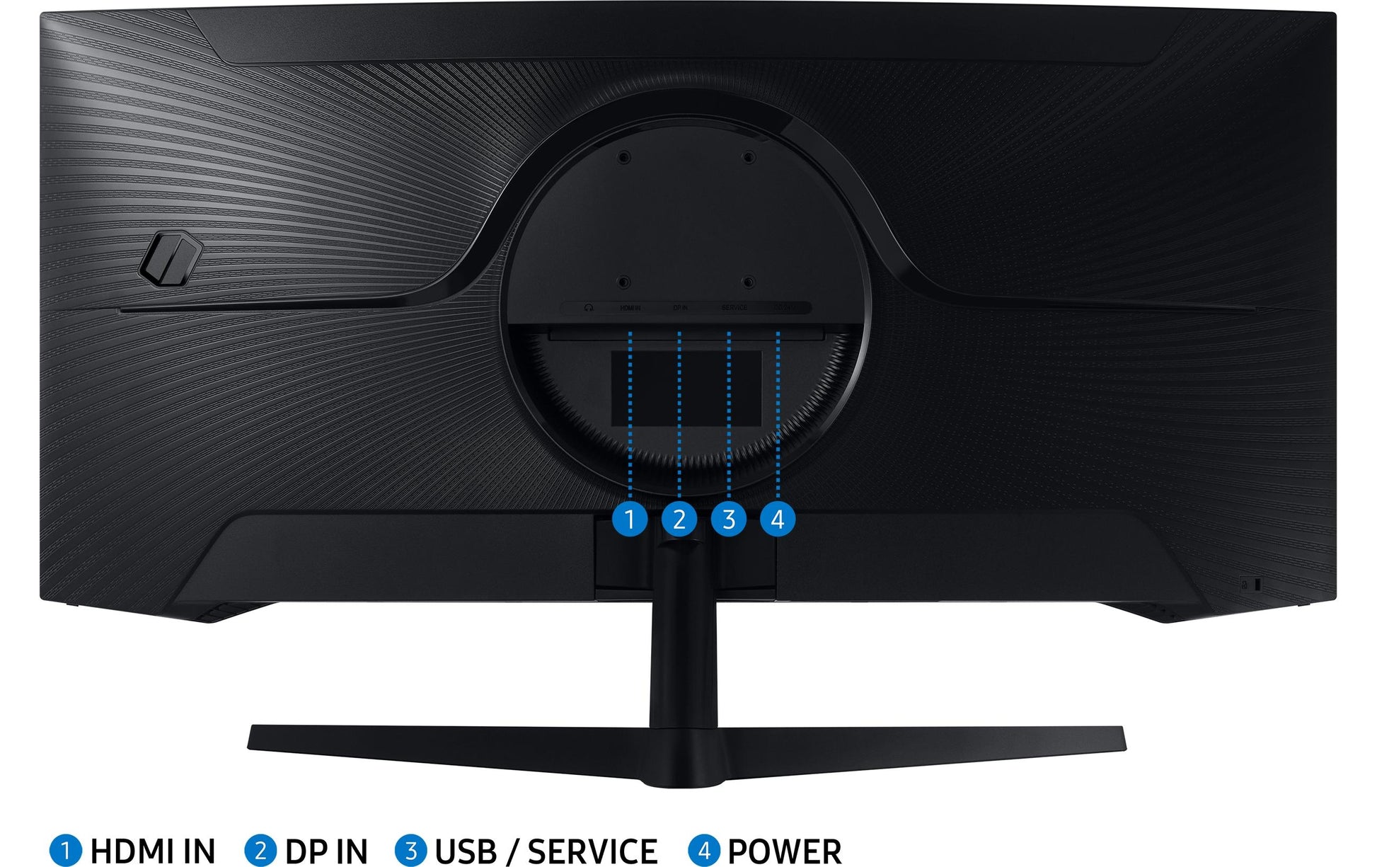 Samsung C34G55TWWP – Monitor, 34", LCD, Schwarz