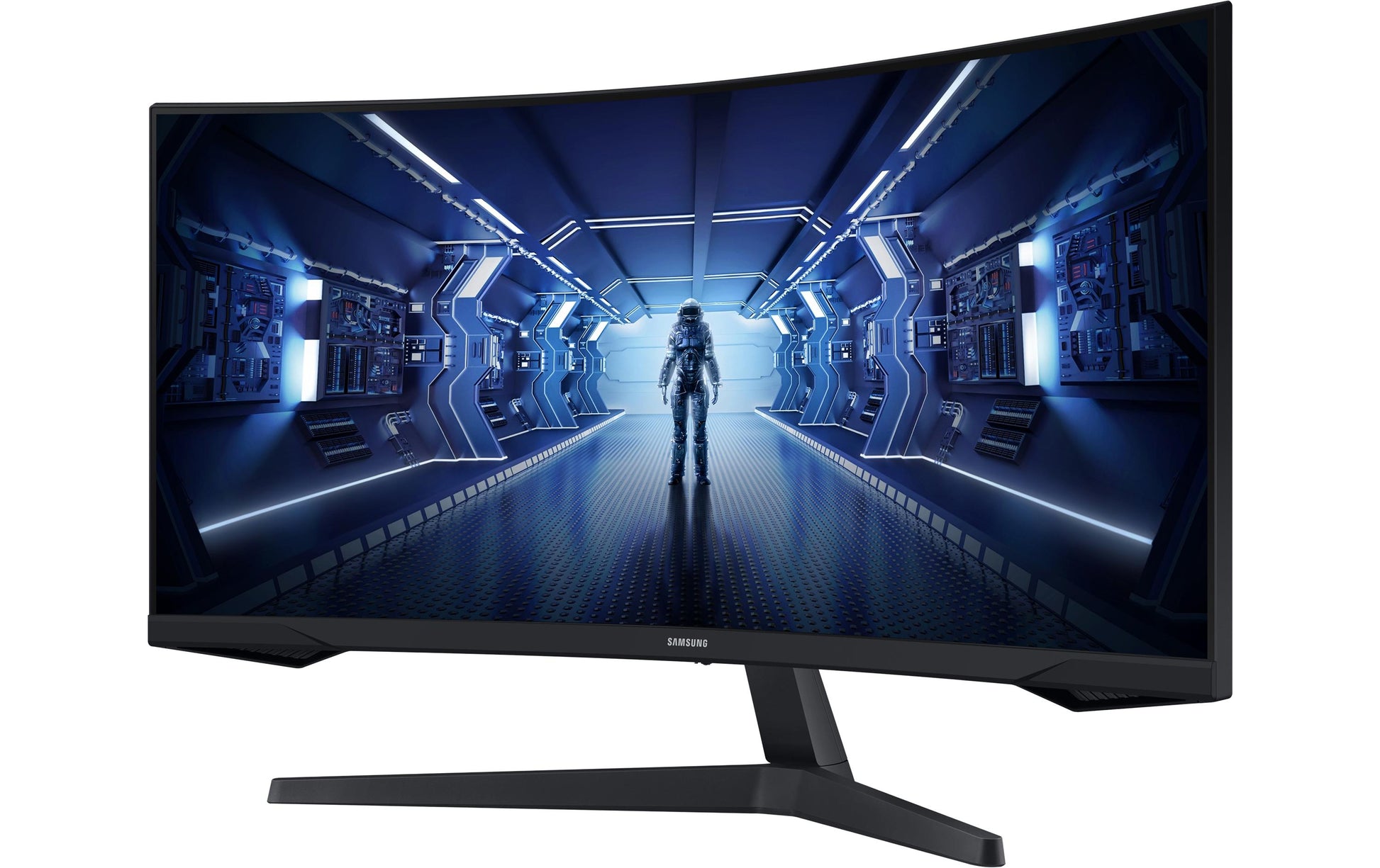 Samsung C34G55TWWP – Monitor, 34", LCD, Schwarz