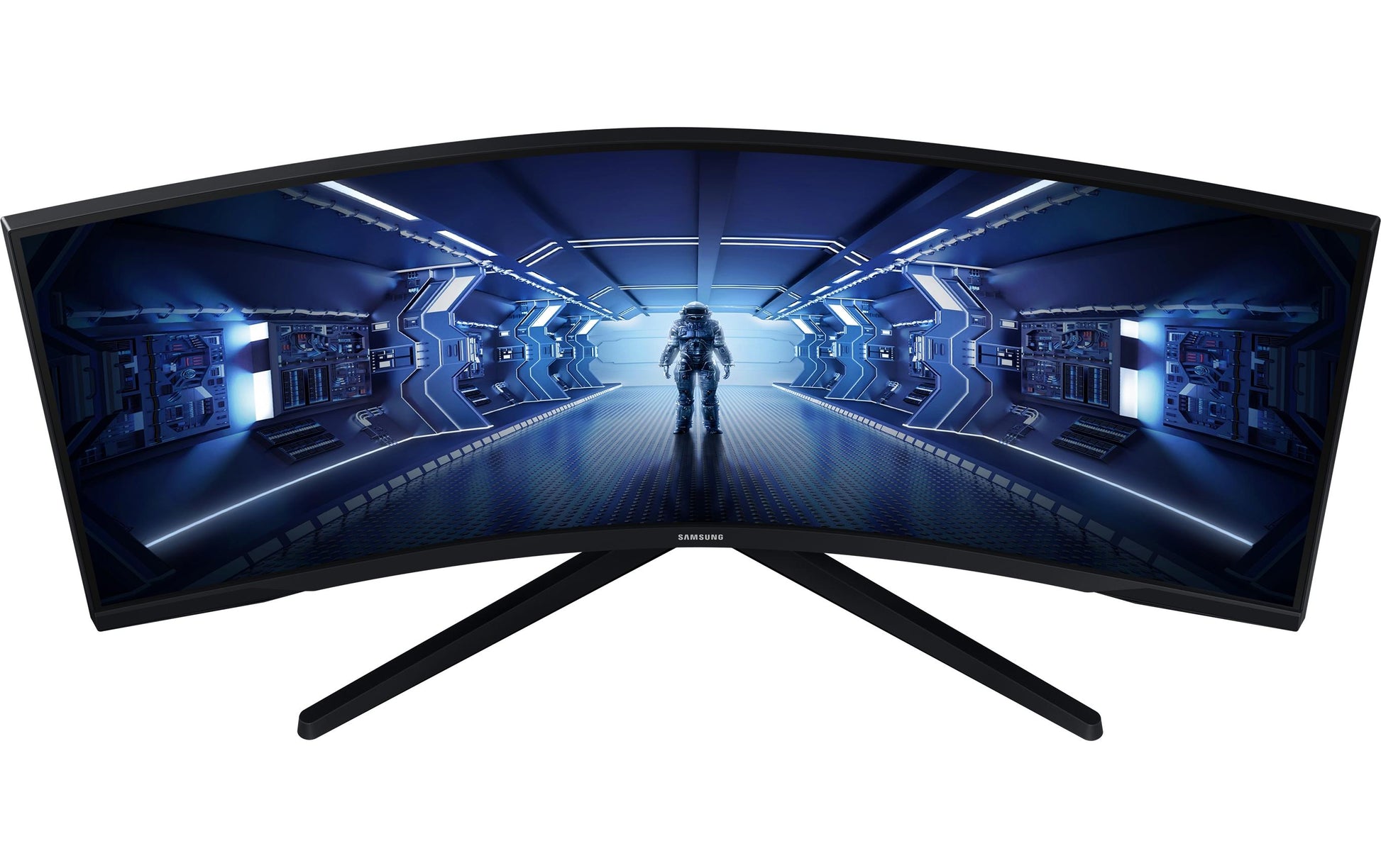 Samsung C34G55TWWP – Monitor, 34", LCD, Schwarz