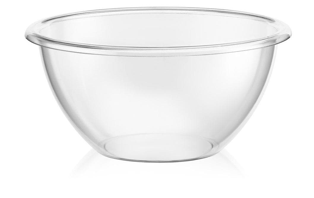 Bodum Salatschüssel BISTRO – 3,5 l, Ø 23 cm, Kunststoff, Transparent, spülmaschinenfest, BPA-frei