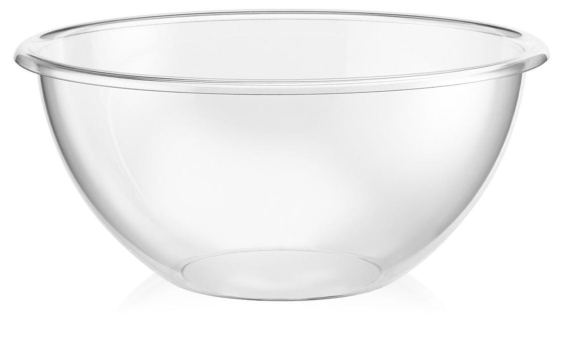 Bodum Salatschüssel BISTRO – 10 l, Ø 33 cm, Kunststoff, Transparent, spülmaschinenfest