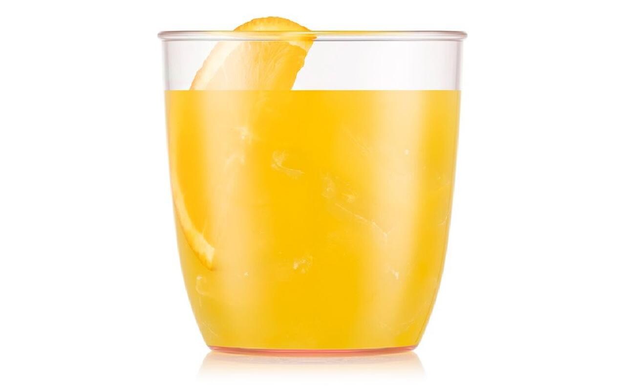 Bodum KVADRANT Becher – 4er Set, 350 ml, 8,7 × 8,7 × 9,2 cm, Kunststoff, Rosa/Transparent, stapelbar
