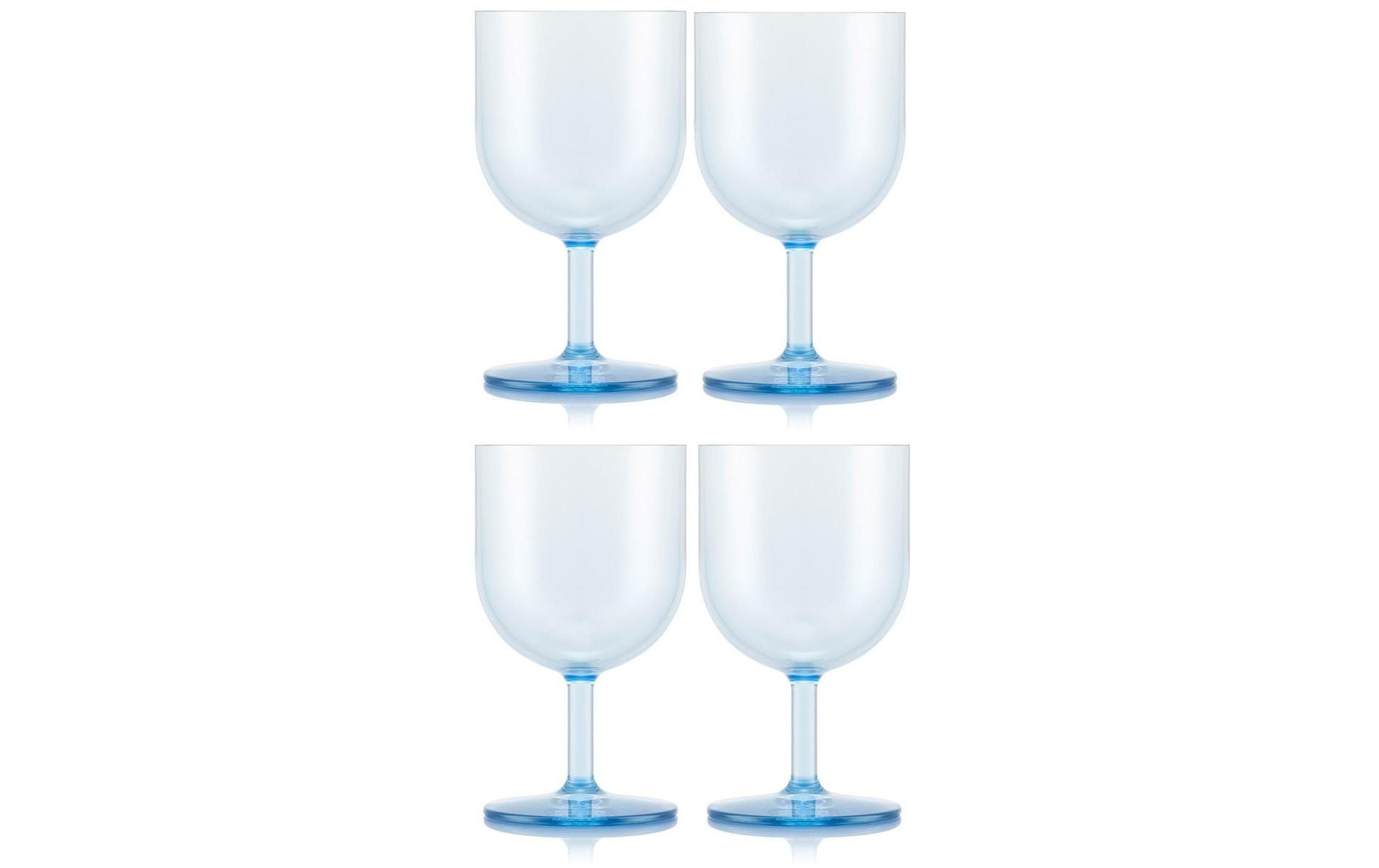 Bodum Rotweinglas OKTETT – 4er Set, 250 ml, H 14,0 cm, Kunststoff, spülmaschinenfest, BPA-frei