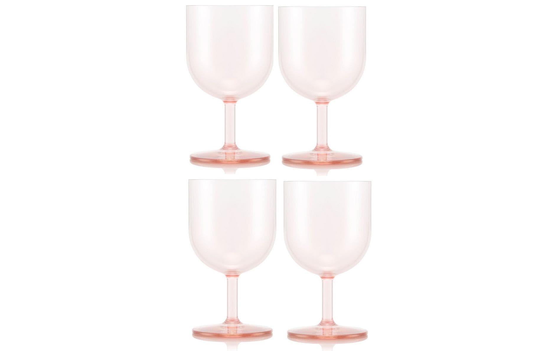 Bodum Rotweinglas OKTETT – 4er Set, 250 ml, H 14,0 cm, Kunststoff, spülmaschinenfest, BPA-frei