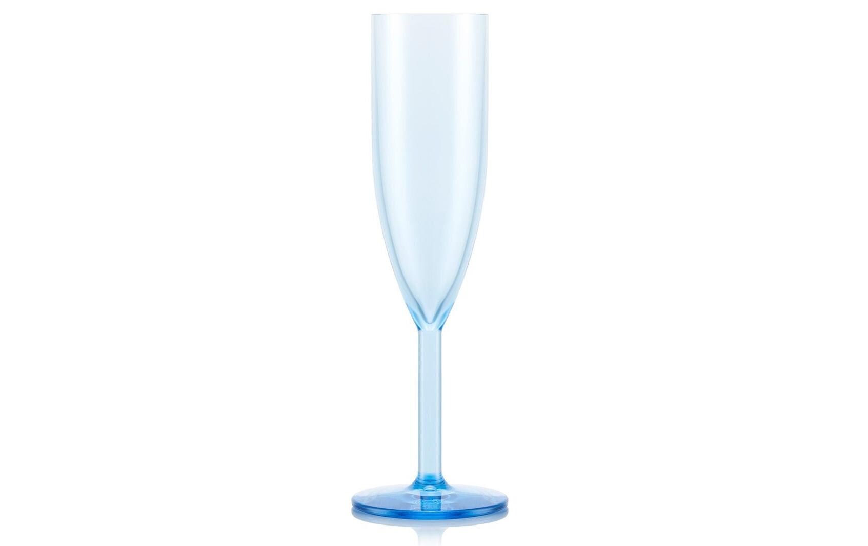 Bodum Champagnerflöte OKTETT – 4er Set, 120 ml, Ø 6,5 cm, H 20,9 cm, Kunststoff, spülmaschinenfest