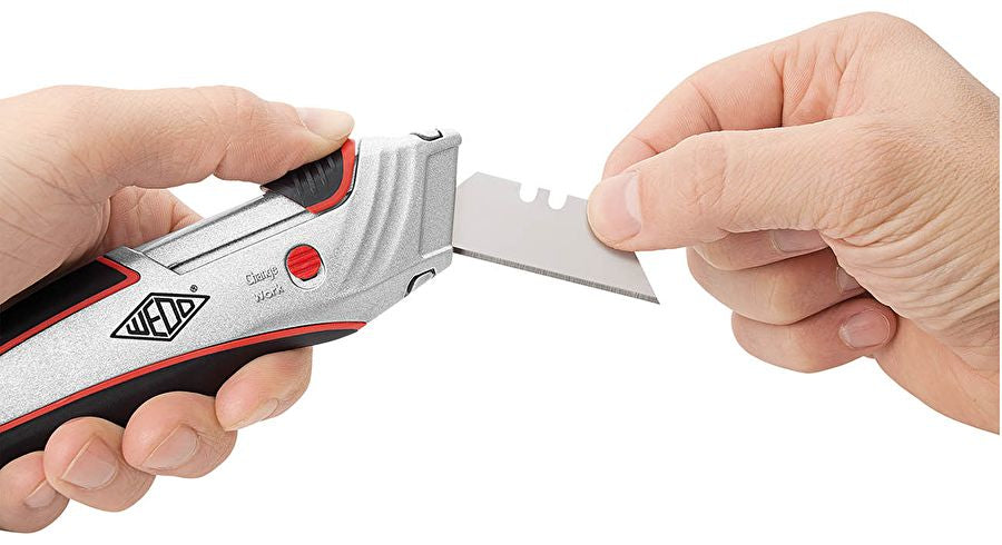 Wedo Profi-Sicherheitsmesser mit 25 mm Trapezklinge, TÜV/GS, Metall