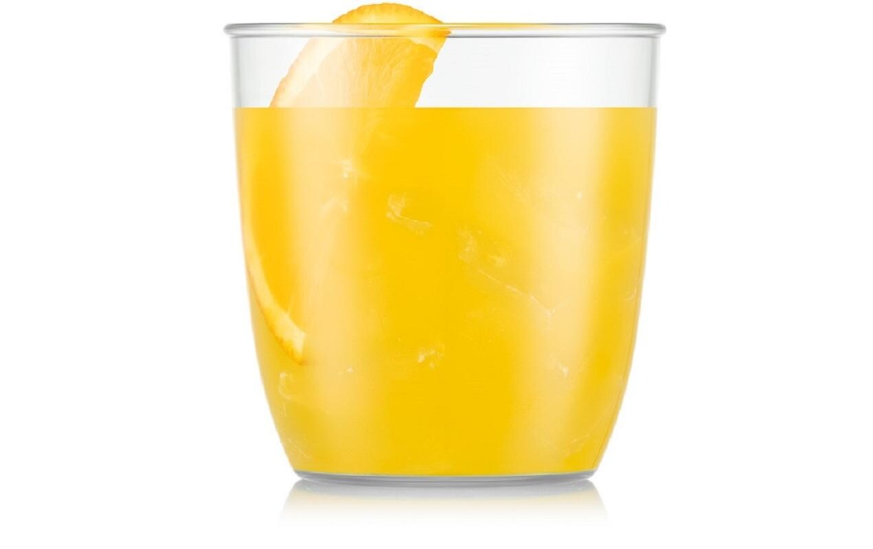 Bodum KVADRANT Becher – 4er Set, 350 ml, 8,7 × 8,7 × 9,2 cm, Kunststoff, Transparent, stapelbar