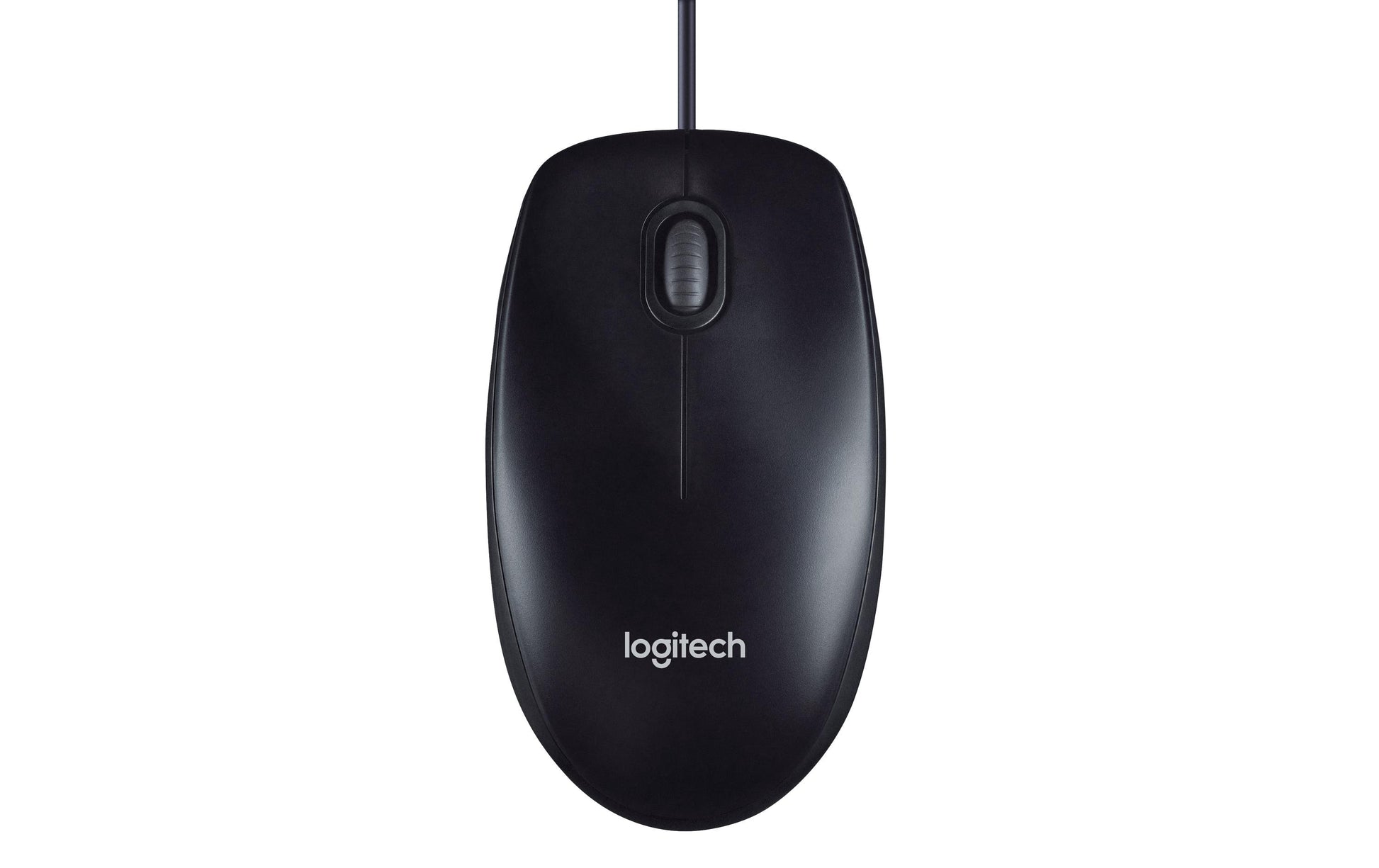 Logitech M90 Maus – kabelgebunden, USB-A, 1'000 dpi, 2 Tasten, beidhändig, grau
