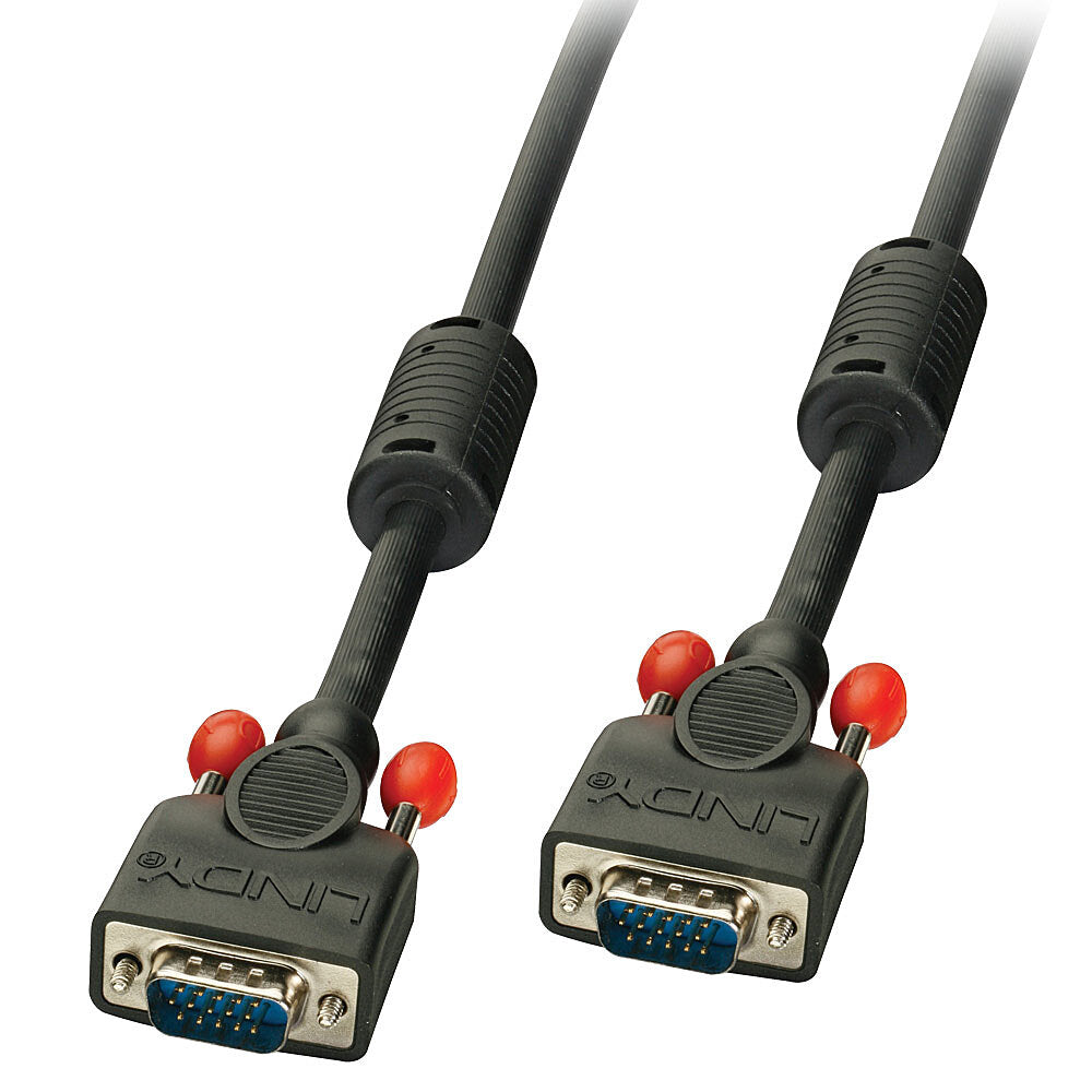 Lindy VGA–VGA Videokabel – 15 m, schwarz