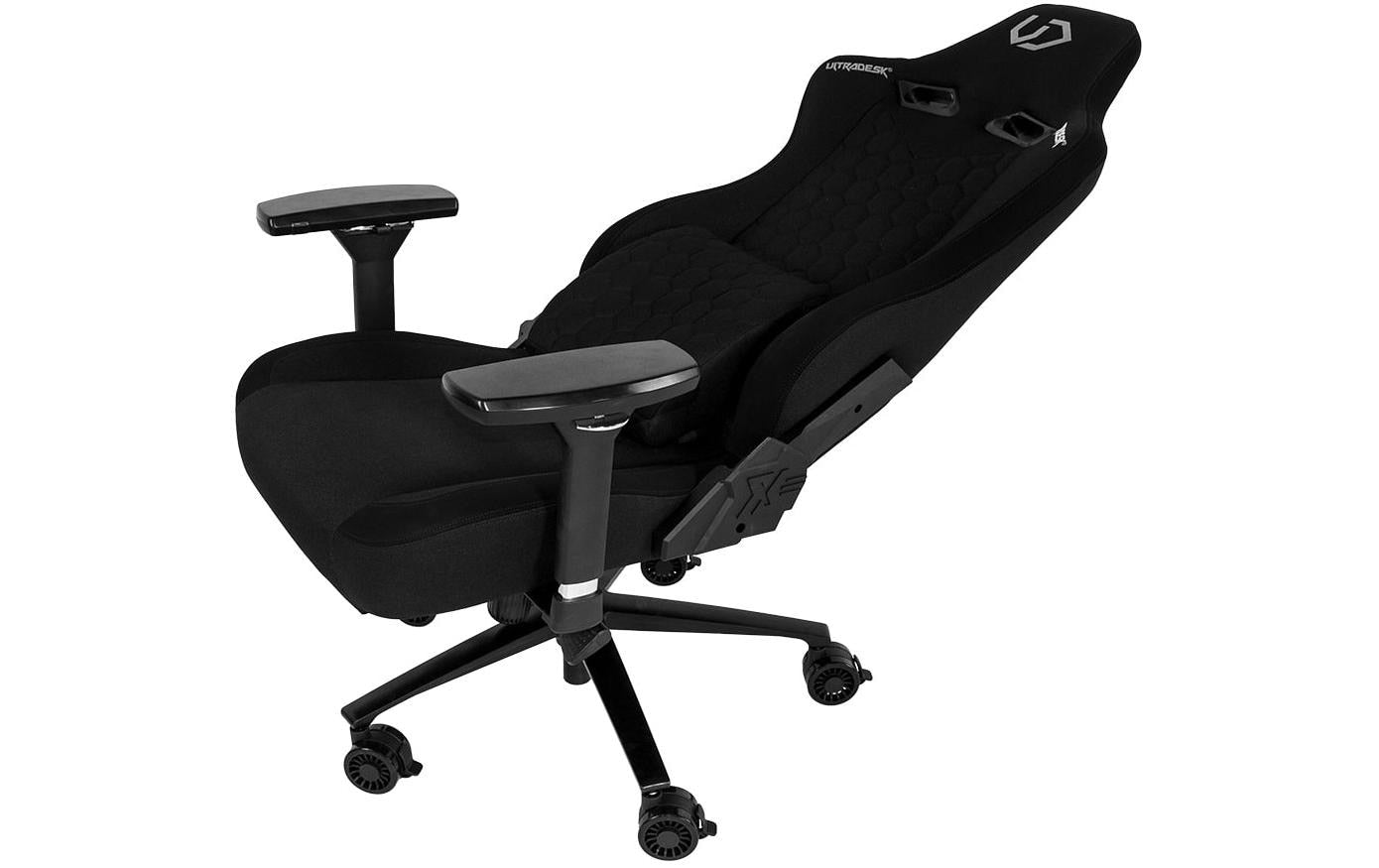Ultradesk Bürostuhl Throne – 140 kg, Metall, Schwarz