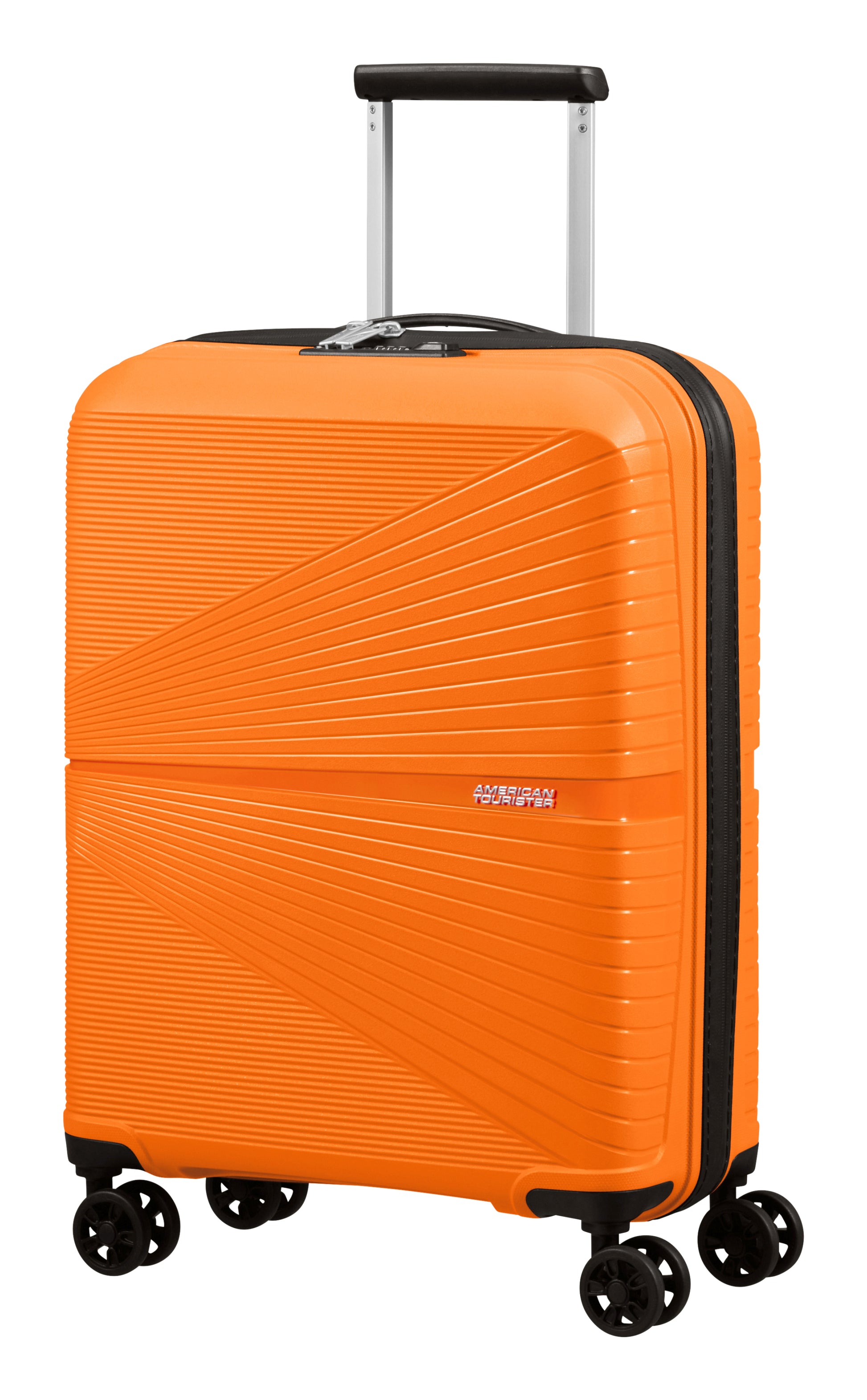 American Tourister Handgepäck-Trolley Handgepäck – 4 Doppelrollen, mit TSA, Mango Orange, 40 × 50 × 20 cm