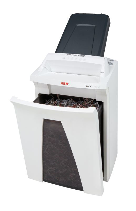 HSM Securio AF350 – Aktenvernichter mit Autofeed 300 Blatt, DIN P-4, Partikelschnitt 4,5 × 30 mm, 14 Blatt, 34