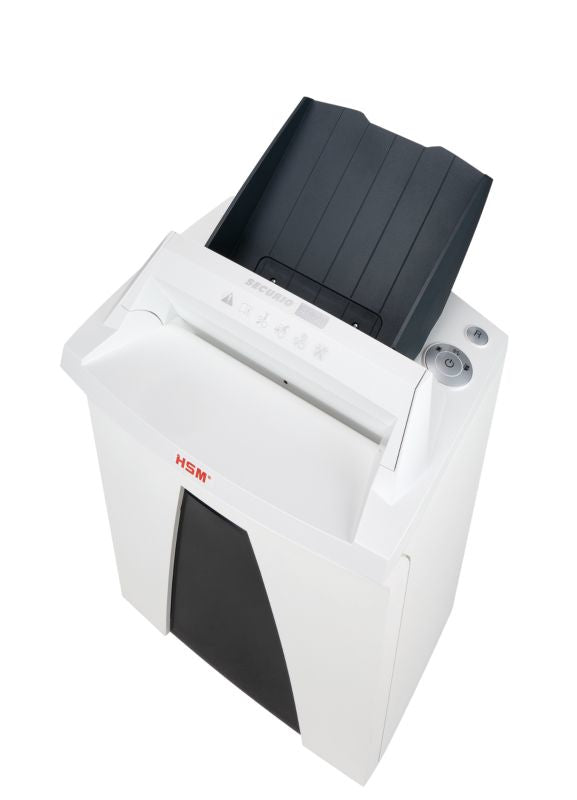 HSM Securio AF150 – Aktenvernichter mit Autofeed 150 Blatt, DIN P-6, Mikroschnitt 0,78 × 11 mm, 5 Blatt, 34 l