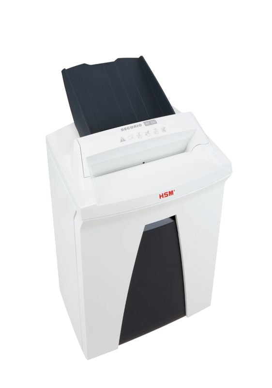 HSM Securio AF150 – Aktenvernichter mit Autofeed 150 Blatt, DIN P-6, Mikroschnitt 0,78 × 11 mm, 5 Blatt, 34 l