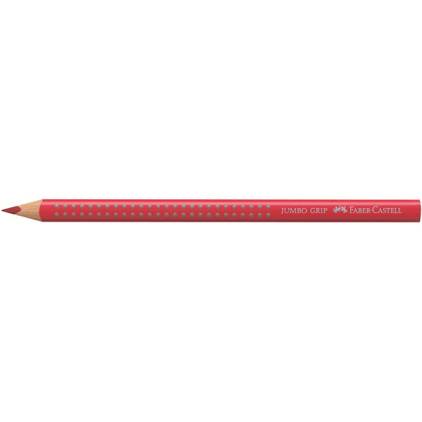 Faber-Castell Aquarellfarbstift Jumbo Grip – Permanentkarmin, Ø 5,3 mm, Dreikantig, FSC