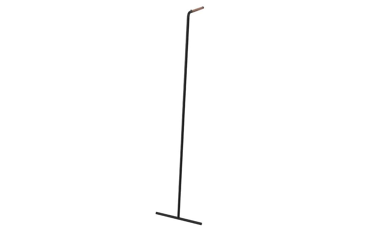 Yamazaki Wandgarderobe – 1 Haken, Stahl/Holz, Schwarz, 42 × 38,5 × 160 cm