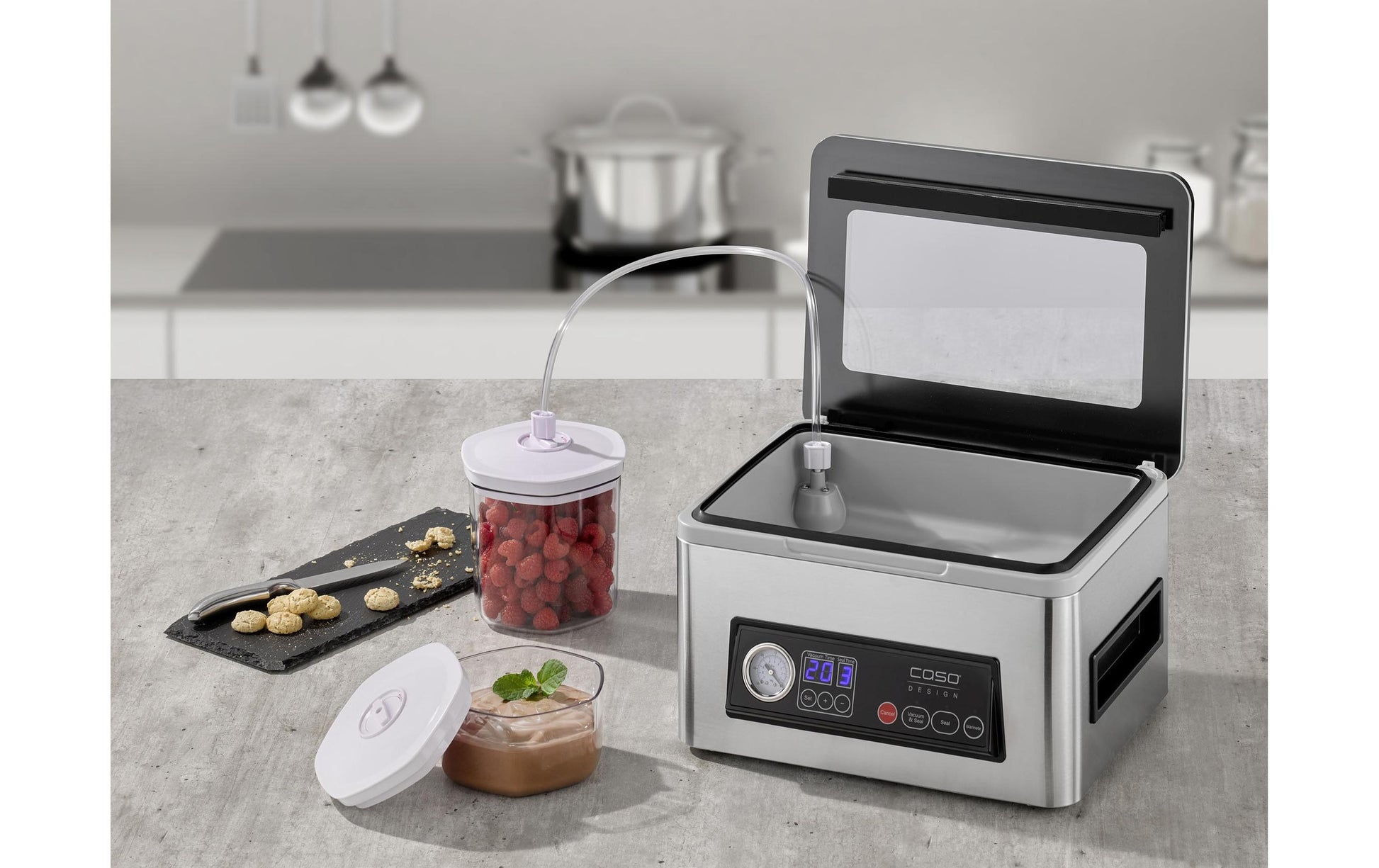 Caso Vacu Chef 50 Kammervakuumierer – 4 l, 70 l/min, 300 W