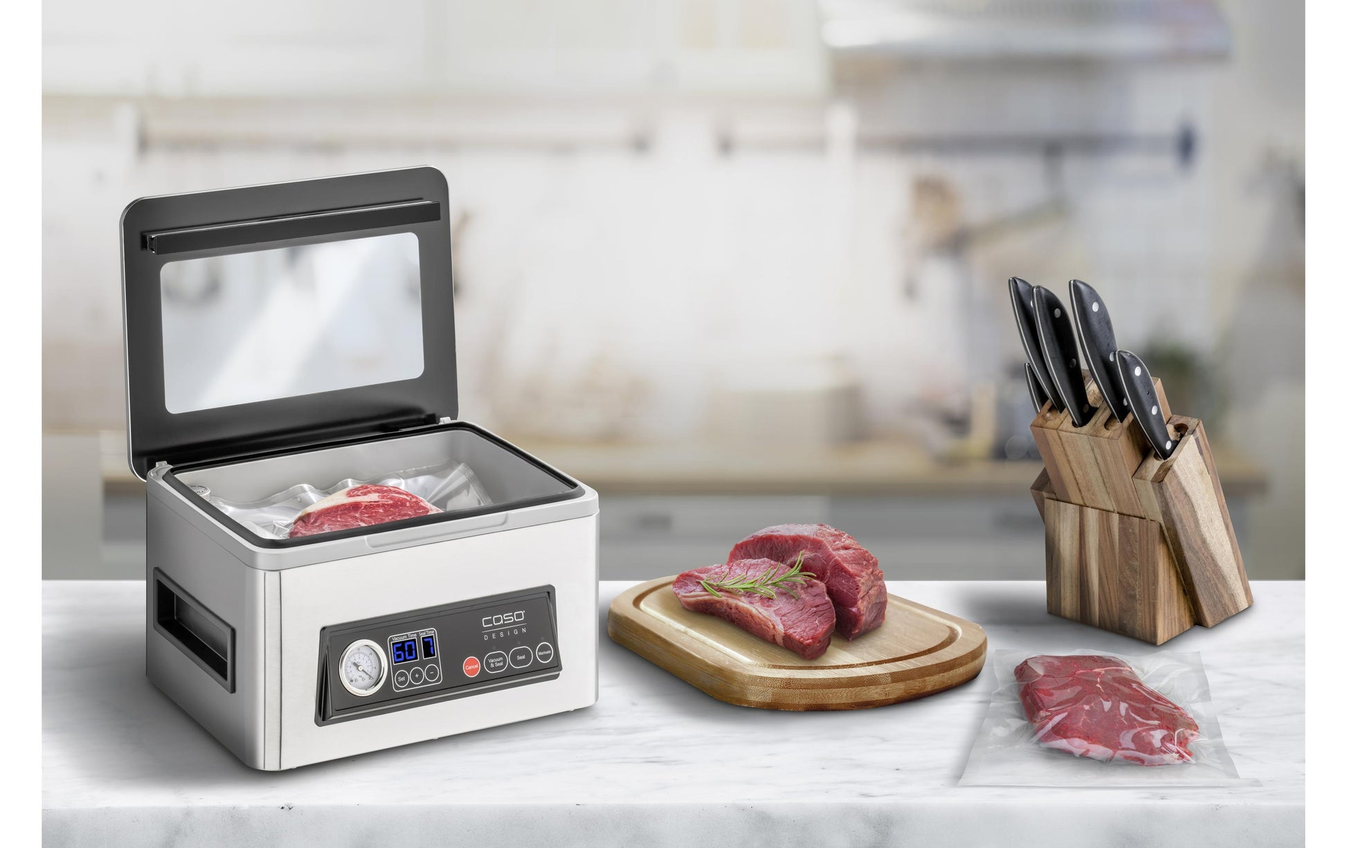 Caso Vacu Chef 50 Kammervakuumierer – 4 l, 70 l/min, 300 W