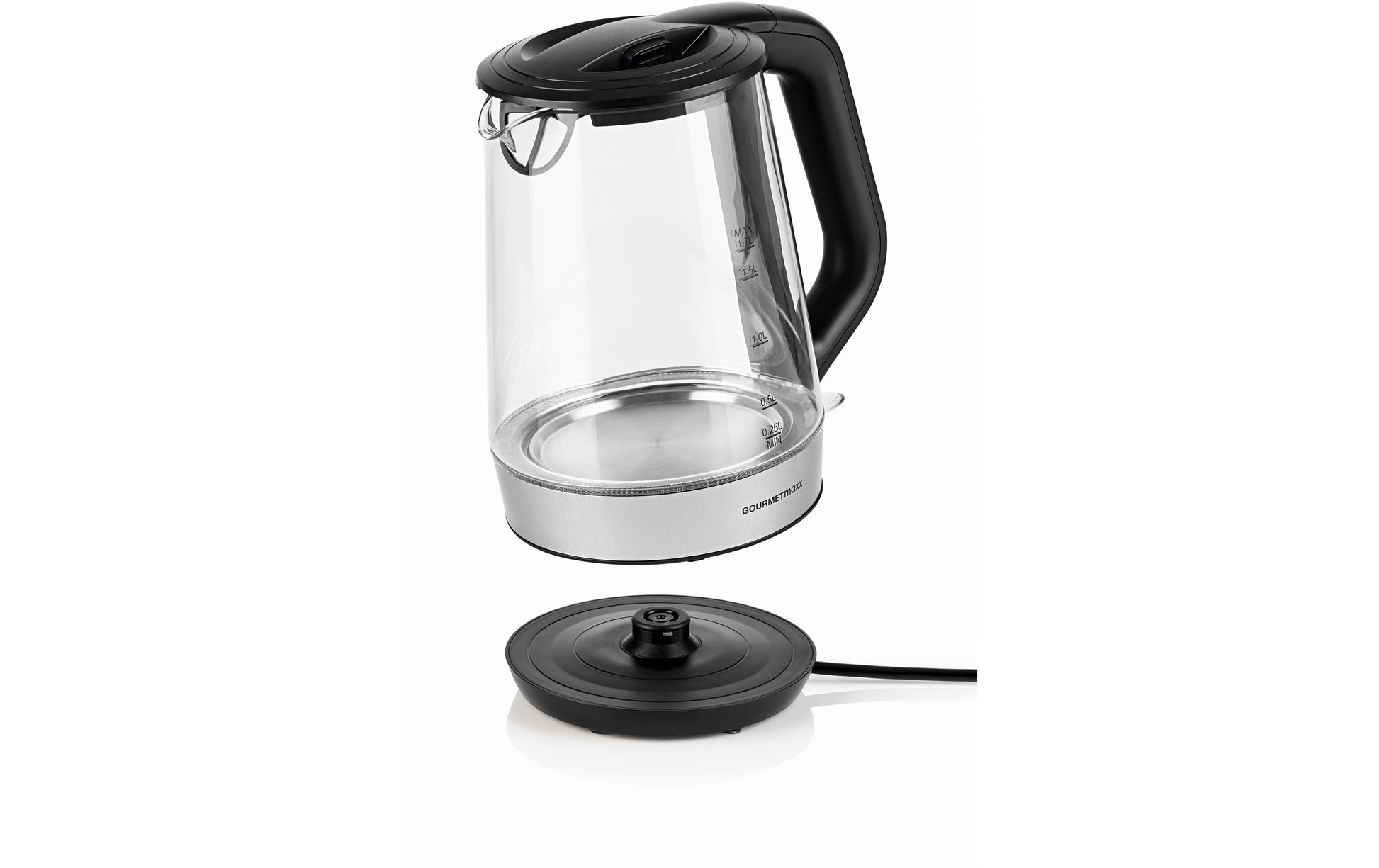 Gourmetmaxx Wasserkocher – 1,7 l, Glas