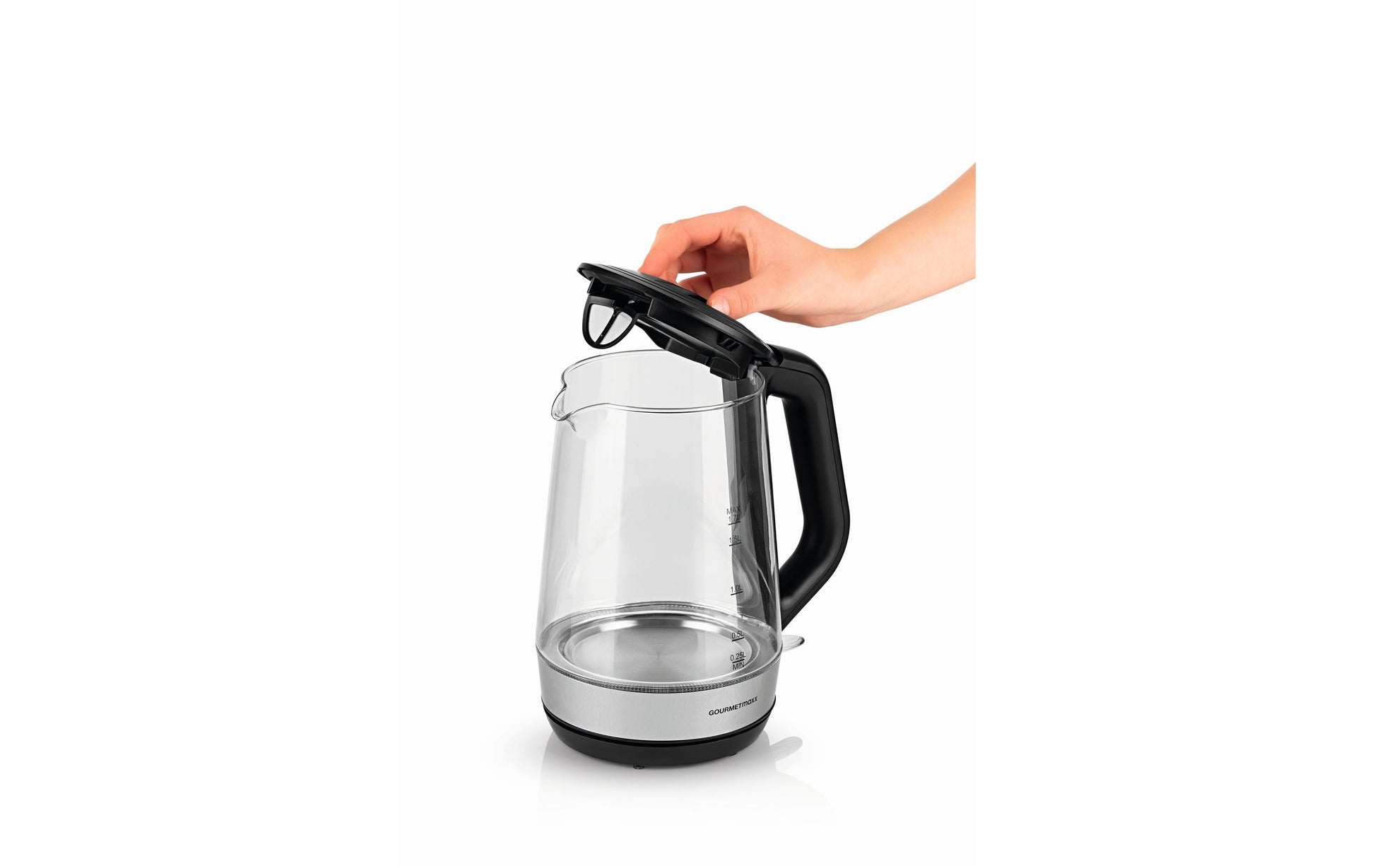 Gourmetmaxx Wasserkocher – 1,7 l, Glas