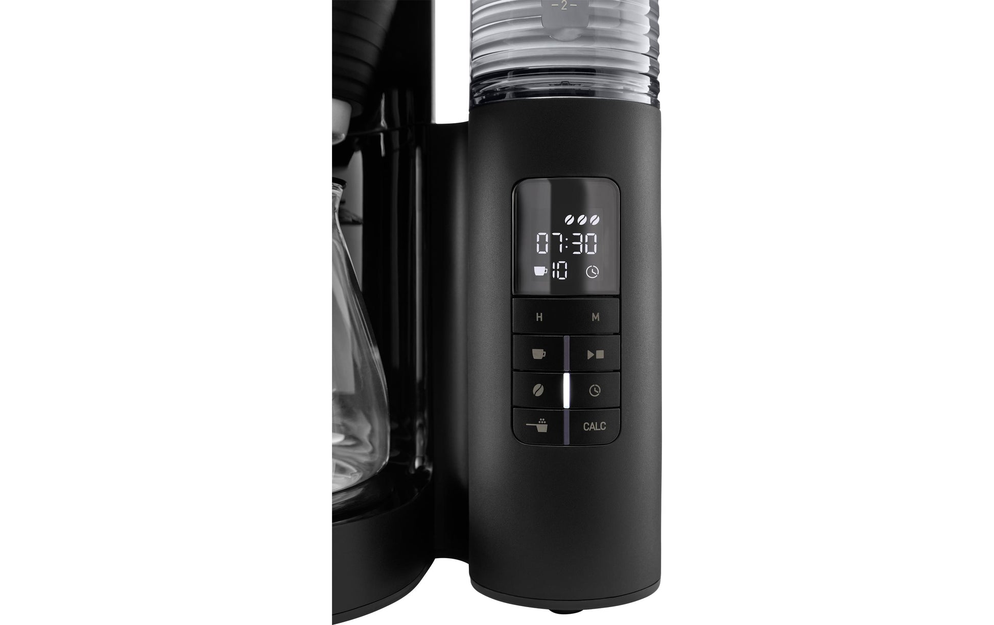 Melitta AromaFresh Filterkaffeemaschine – 10 Tassen, 1,25 l, Keramik-Mahlwerk, Schwarz