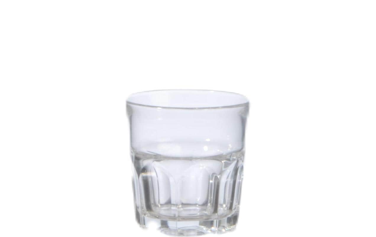 Arcoroc Trinkglas – 160 ml, Ø 6,8 cm, H 7,5 cm, Gehärtetes Glas, Transparent, spülmaschinenfest