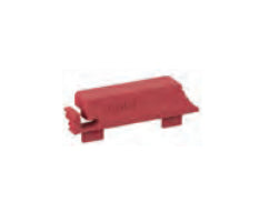 Bachmann Verriegelungslaschen – Rot, 12er-Pack, für IEC C13