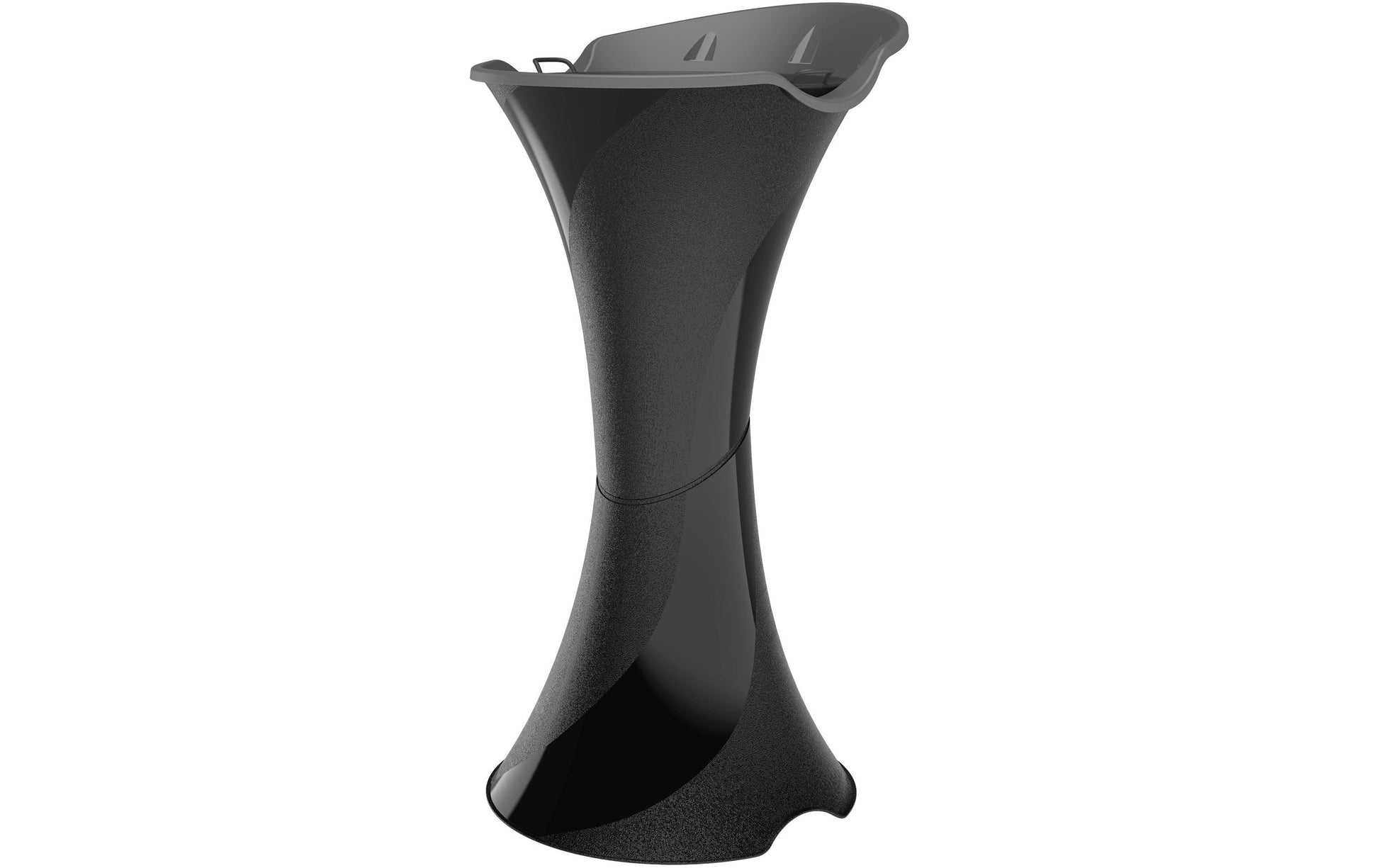Edi Baur Standascher bama – Metall/Kunststoff (PP) – Schwarz – 36 × 39 × 71 cm