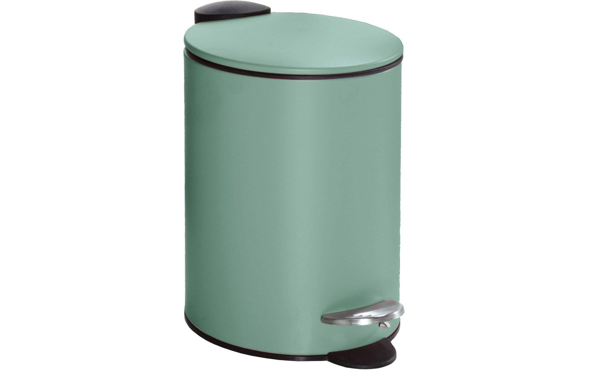 Kleine Wolke Treteimer Silence Malediva – 3 l – Metall, rund – grün – Soft-Close
