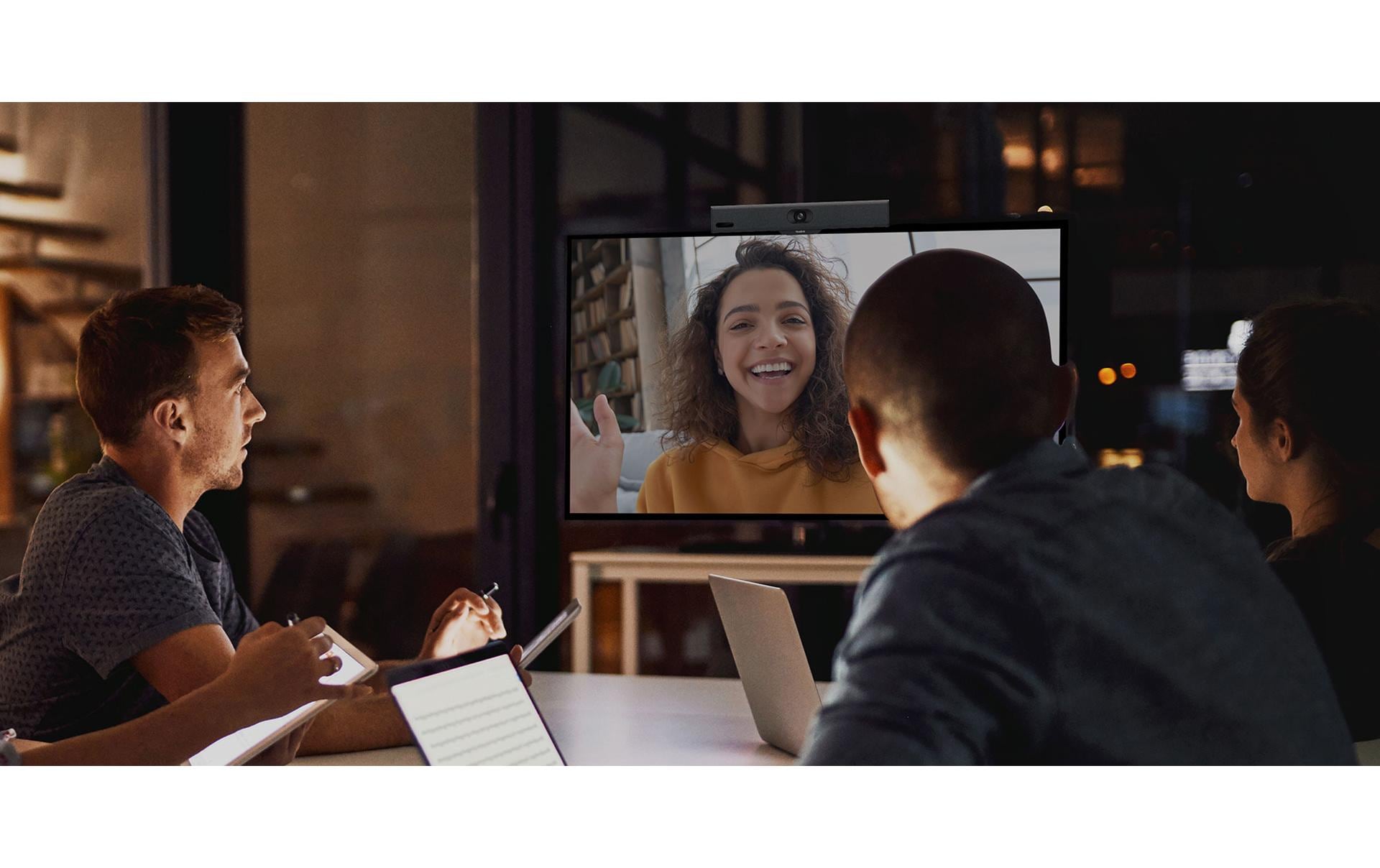 Yealink A10 MeetingBar Android – Videobar – 4K, Sichtfeld 120°, Auto Framing, für Teams/Meet