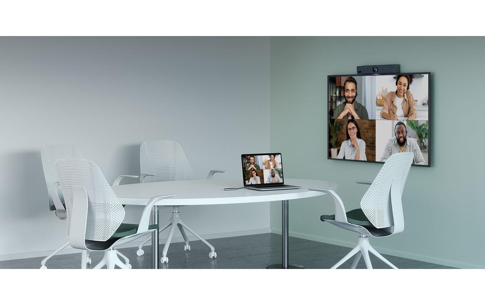 Yealink A10 MeetingBar Android – Videobar – 4K, Sichtfeld 120°, Auto Framing, für Teams/Meet