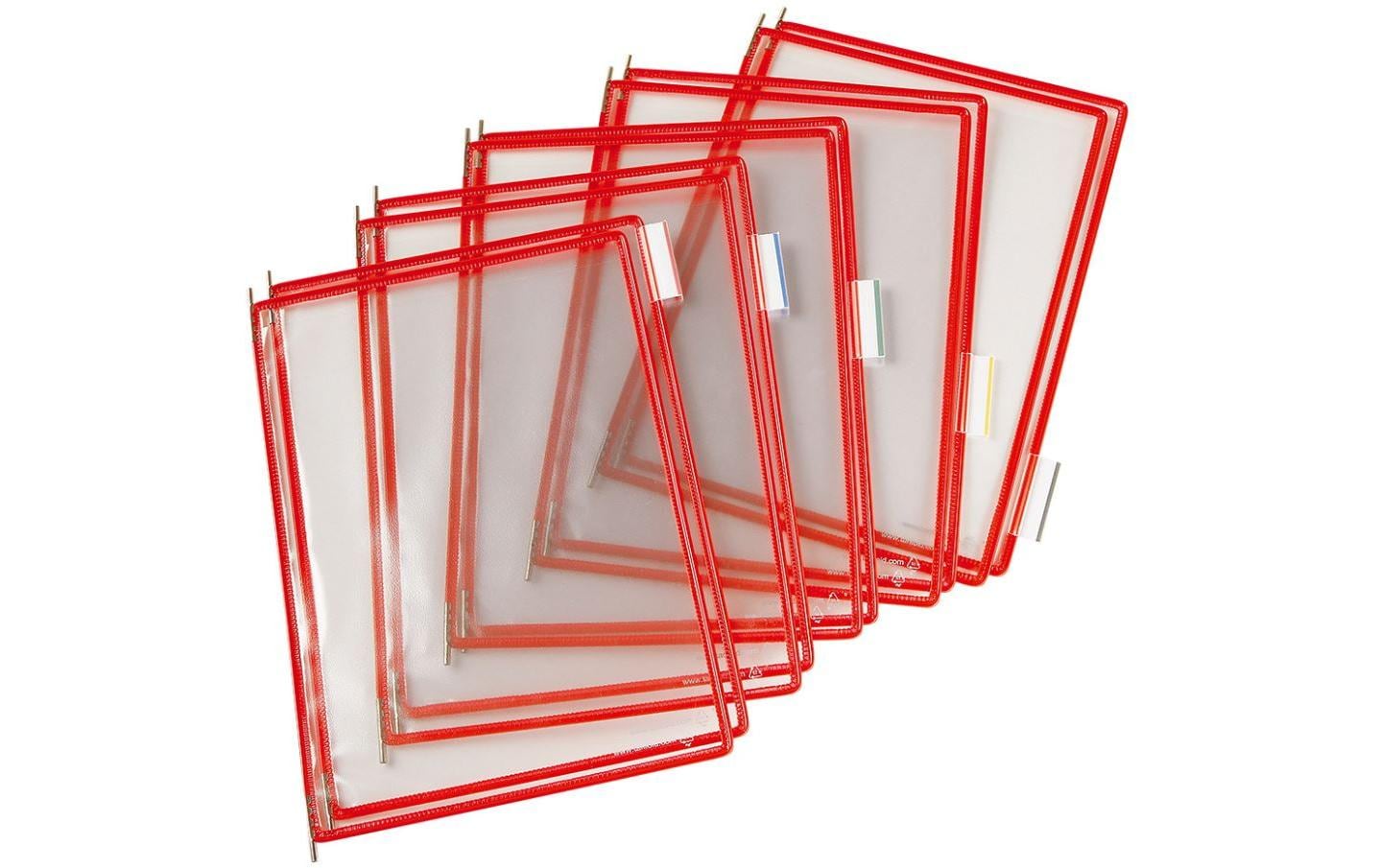 Tarifold Sichttafel A4, Rot, 10 Stk.