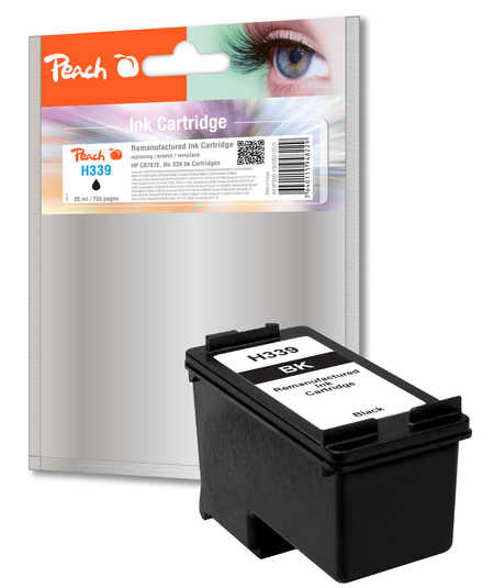 Peach 339 Schwarz Tintenpatrone (Kompatibel) – 755 Seiten – für HP DeskJet 5700/5740/5745