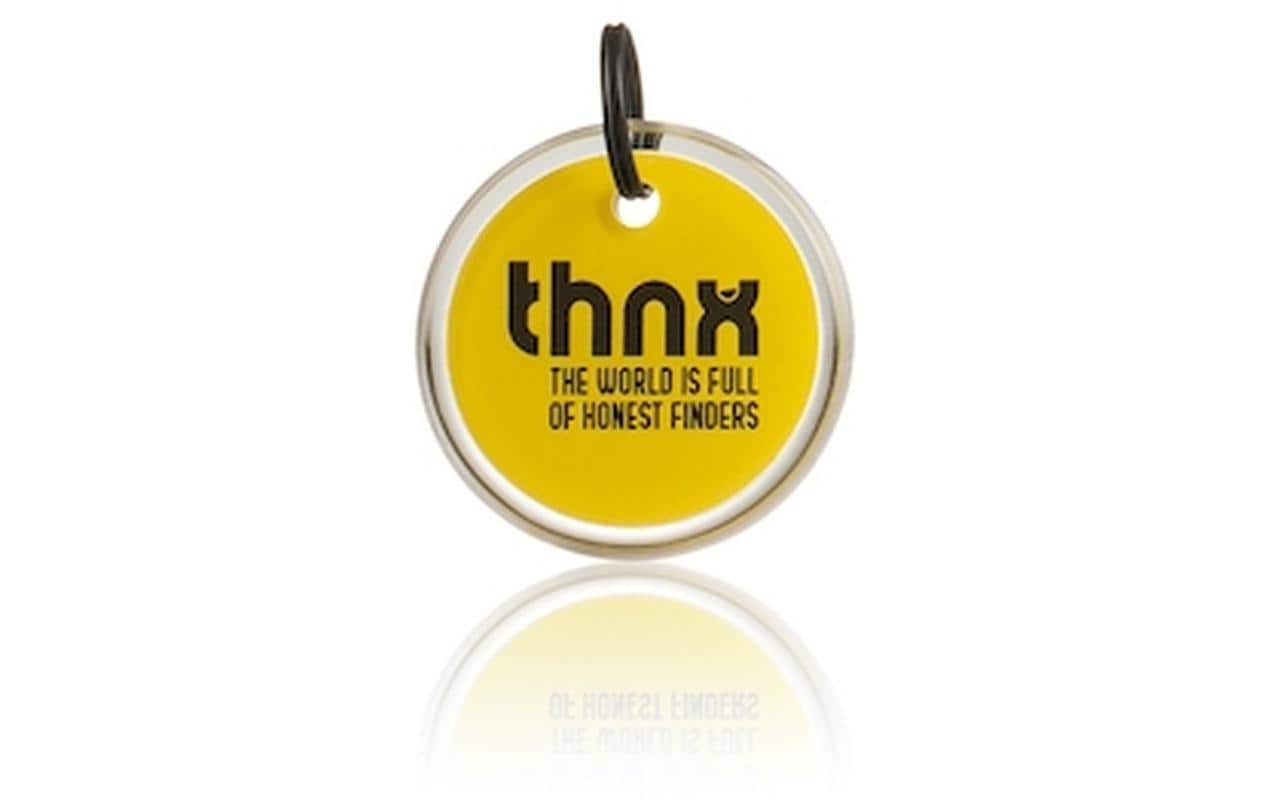 Thnxtags Smart Pack XL – für Thnx Tags App, 34 × 34 mm, gelb