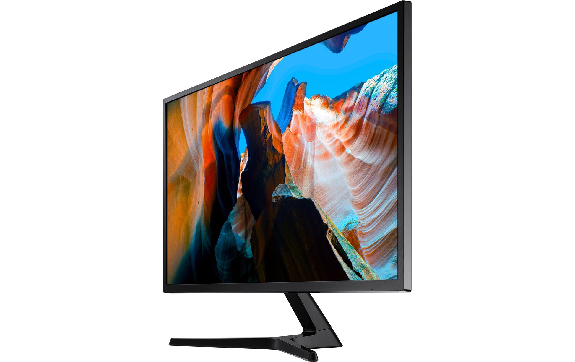 Samsung U32J590U – Monitor, 31,5" 3840 × 2160 (UHD 4K), VA, 60 Hz, 270 cd/m², FreeSync, VESA 100 × 100, Grau